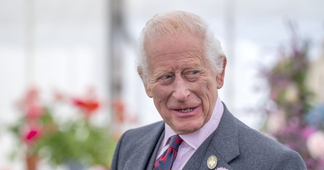 King Charles III during a visit to the Royal Horticultural Society of Aberdeen's 200th Flower Show at Duthie Park, Aberdeen. Picture date: Saturday August 31, 2024.