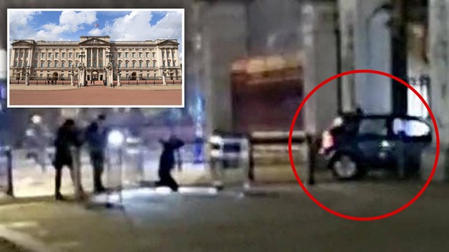 Man who crashed car into Buckingham Palace gate ‘lucky not to have been shot’
