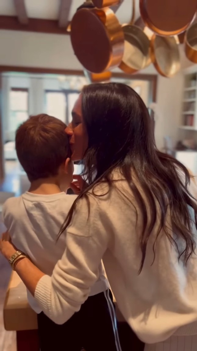 Meghan shares a home video with Prince Harry, Archie and Lilibet Meghan - When making thumbprint cookies at home becomes a family affair! Thanks @_heartmom_ & @clarewaightkeller for the love and extra set of hands! ??