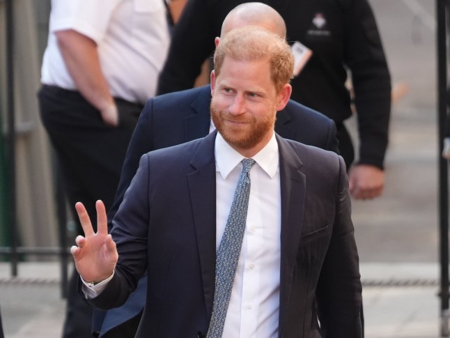 The Duke of Sussex arrives at the Royal Courts of Justice, central London, for the start of his appeal against a High Court ruling on his legal claim against the Home Office over the level of security he receives while he is in the UK. Picture date: Tuesday April 8, 2025. PA Photo. Harry took legal action against the Home Office over the February 2020 decision of the Executive Committee for the Protection of Royalty and Public Figures (Ravec) that he should receive a different degree of taxpayer-funded protection when in the country. See PA story COURTS Sussex. Photo credit should read: Jonathan Brady/PA Wire