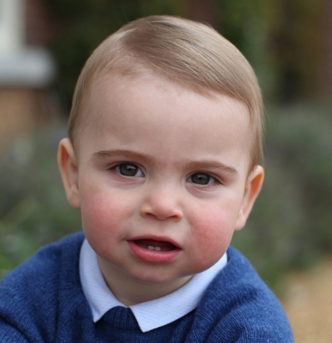PRINCE LOUIS OF CAMBRIDGE, 1. The casual portraits display Louis? first two teeth and show his parents? fondness for traditional baby clothes ? with a dog-themed hand-knit jumper sure to be a sell-out. Copyright: HRH The Duchess of Cambridge 2018. NEWS EDITORIAL USE ONLY. NO COMMERCIAL USE. NO MERCHANDISING, ADVERTISING, SOUVENIRS, MEMORABILIA or COLOURABLY SIMILAR. NOT FOR USE AFTER 31 DECEMBER, 2019 WITHOUT PRIOR PERMISSION FROM KENSINGTON PALACE. This photograph is provided to you strictly on condition that you will make no charge for the supply, release or publication of it and that these conditions and restrictions will apply (and that you will pass these on) to any organisation to whom you supply it. There shall be no commercial use whatsoever of the photographs (including by way of example only) any use in merchandising, advertising or any other non-news editorial use. The photographs must not be digitally enhanced, manipulated or modified in any manner or form and must include all of the individuals in the photograph when published. All other requests for use should be directed to the Press Office at Kensington Palace in writing. MANDATORY CREDIT: The Duchess of Cambridge Undated handout photo of Prince Louis taken by his mother, the Duchess of Cambridge, at their home in Norfolk earlier this month, to mark his first birthday on Tuesday. PRESS ASSOCIATION Photo. Picture date: Monday April 22, 2019. See PA story ROYAL Louis. Photo credit should read: Duchess of Cambridge/PA Wire